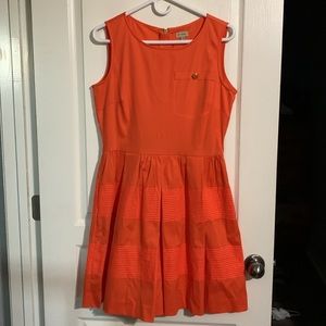 Coral/Orange Cremieux dress - size 6